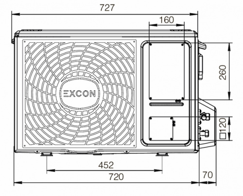 Кондиционер взрывозащищенный EXCON CR-01-0211
